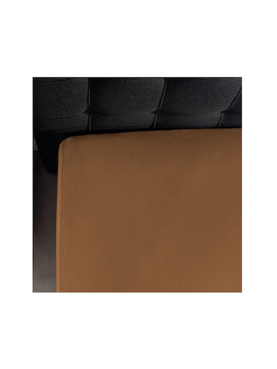 DreamHouse Bettlaken Super-Doppel mit Gummiband 160x200+30cm. Taupe