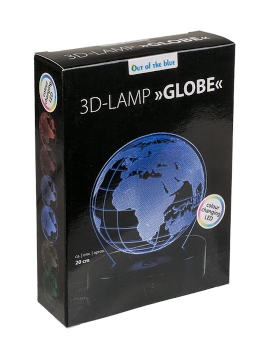 Out of the Blue Decorative Lamp 3D Illusion Black