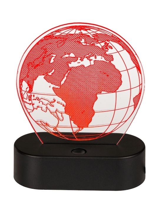 Out of the Blue Decorative Lamp 3D Illusion Black