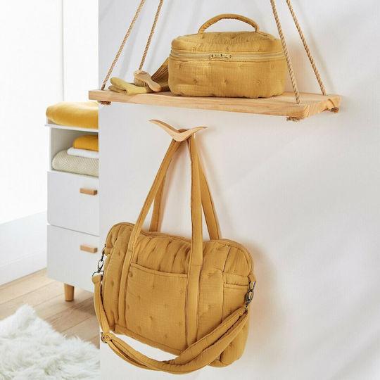 La Redoute Interieurs Shoulder/Hand Diaper Bag Yellow 29cm.