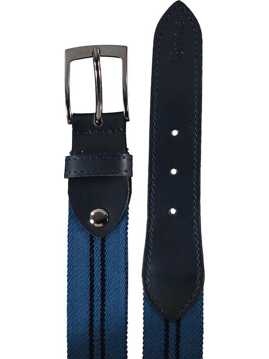 Brums Kids Fabric Belt Navy Blue