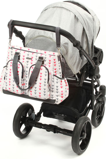 Babyono Shoulder/Hand Diaper Bag Glam Blue 52x33cm.