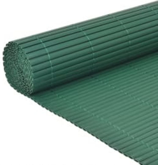 vidaXL Bamboo Fencing Plastic 1.1x4m
