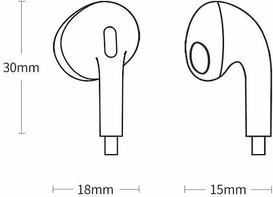 Baseus Encok C17 In-ear Handsfree with USB-C Connector White