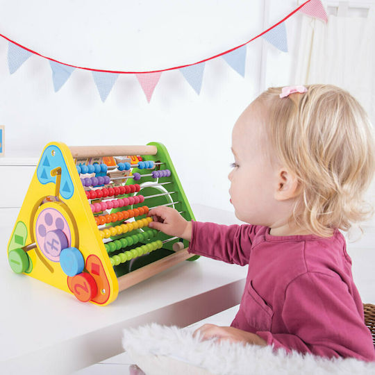 Big Jigs Κύβος Δραστηριοτήτων Triangular Activity Centre από Ξύλο για 12+ Μηνών