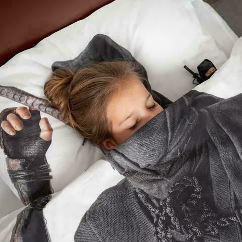 Snurk Ninja Kids Duvet Cover Single Gray 160x220cm