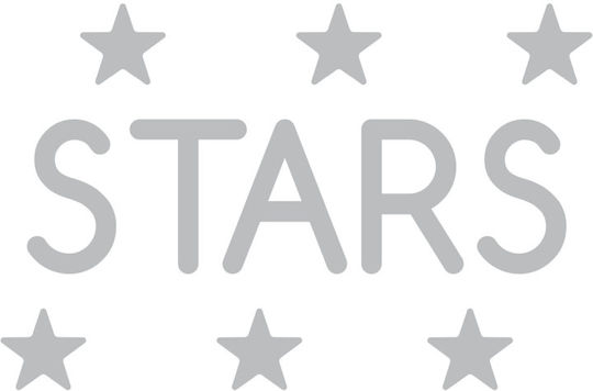 Ango Stars Μονόφωτο Παιδικό Φωτιστικό Κρεμαστό από Πλαστικό 23W με Υποδοχή E27 Γκρι