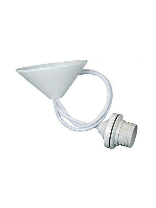 Little Dutch Sailors Bay O singură lumină Lumină de tavan pentru copii Agățat din plastic 40W cu suport pentru bec E27 White 20cm