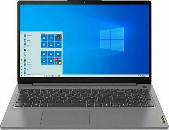 Lenovo IdeaPad 3 15ITL05 15.6" IPS FHD (i3-1115G4/8GB/256GB SSD/W10 S) Platinum Grey (GR Keyboard)
