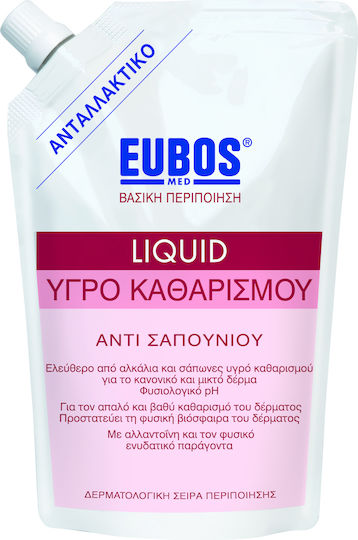 Eubos Red Liquid Washing Emulsion Refill Moisturizing Bubble Bath 400ml