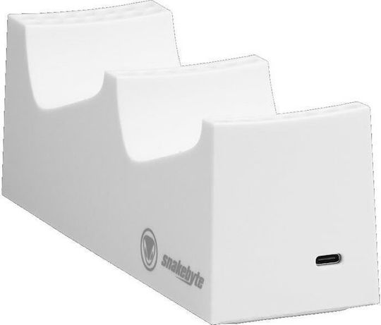 Snakebyte Twin:Charge SX Charging Station for 2 controllers Xbox Series X/S White