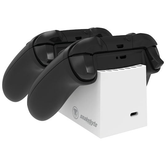 Snakebyte Twin:Charge SX Charging Station for 2 controllers Xbox Series X/S White