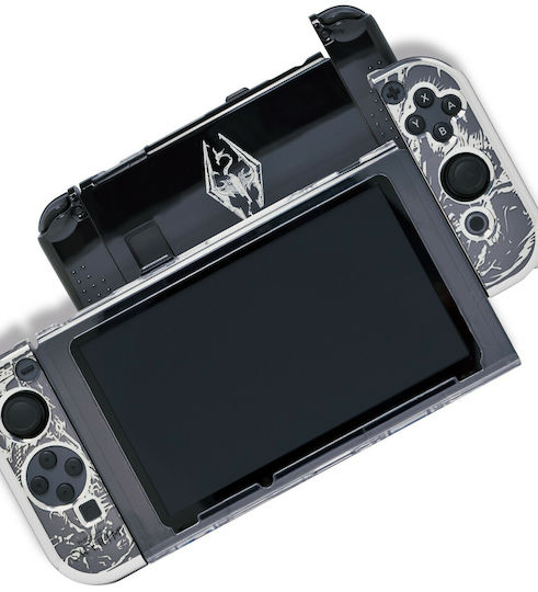 Hori Elder Scrolls V Skyrim Limited Edition Protector Πλαστική Θήκη Προστασίας για Κονσόλα Switch Μαύρη