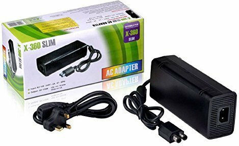 AC Adapter Power Supply for Xbox 360 In Black Colour