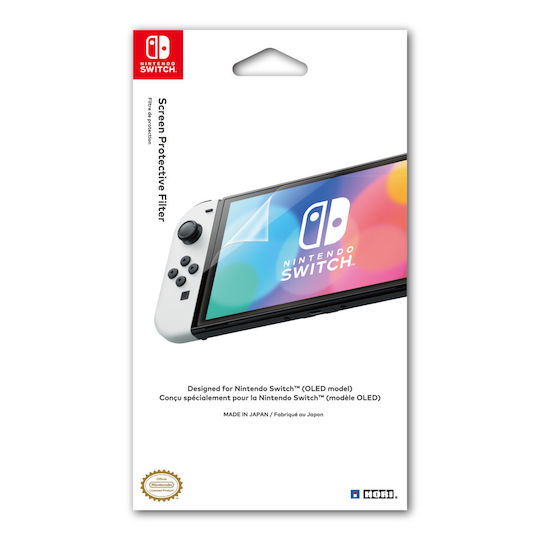 Hori Screen Protective Filter Protector de ecran pentru Comutator OLED de culoare Transparent
