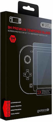 Gioteck 9H Premium Tempered Glass Screen Protector for Switch In Transparent Colour