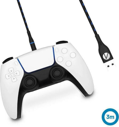 Stealth Twin Magnetic Play & Charge Cables 2 x 3m PS5