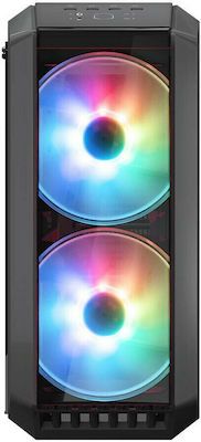 CoolerMaster MasterCase H500 ARGB Gaming Midi Tower Κουτί Υπολογιστή Γκρι