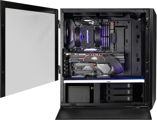 Lian Li Lancool II Mesh Performance Gaming Midi Tower Κουτί Υπολογιστή με Πλαϊνό Παράθυρο Μαύρο