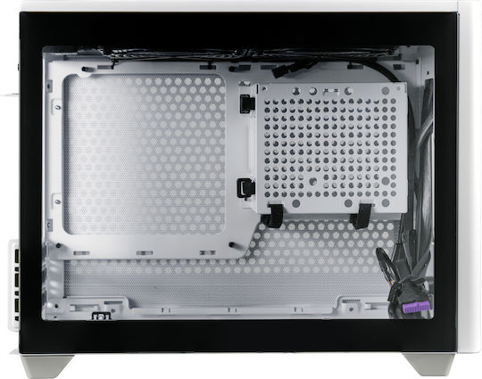 CoolerMaster Masterbox NR200P Gaming Mini Tower Κουτί Υπολογιστή με Πλαϊνό Παράθυρο Λευκό