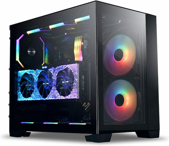 Lian Li O11 Dynamic Mini Gaming Mini Tower Computer Case with Side Window Black
