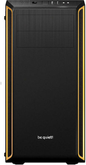 Be Quiet Pure Base 600 Window Гейминг Midi Tower Компютърна кутия Оранжев