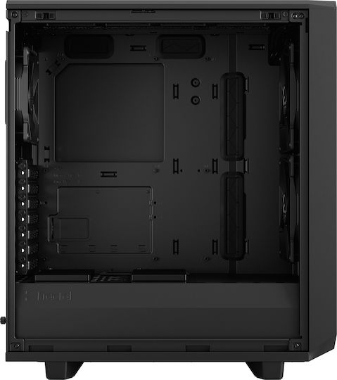 Fractal Design Meshify 2 Compact Dark Tempered Glass Gaming Midi Tower Κουτί Υπολογιστή με Πλαϊνό Παράθυρο Μαύρο