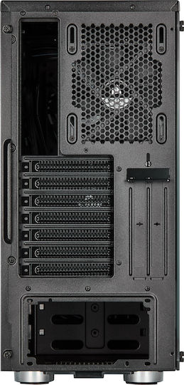 Corsair 275R Airflow Геймърско бюро Midi Tower Компютърна кутия със страничен прозорец Черен