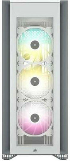 Corsair iCUE 7000X RGB Gaming Full Tower Κουτί Υπολογιστή με Πλαϊνό Παράθυρο Λευκό