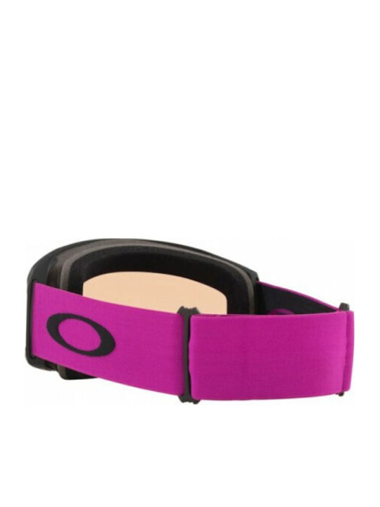 Oakley Line Miner Ски & Сноуборд Маска Детска Розов с Леща в Цвят Розов