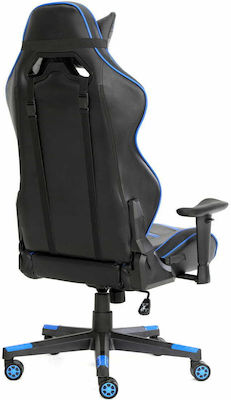 Platinet VARR Nascar Artificial Leather Gaming Chair with Adjustable Arms Blue