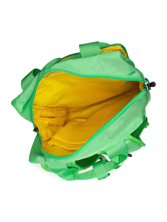 LEGO School Bag Backpack Elementary, Elementary Green with Water Bottle Holder 15Liters