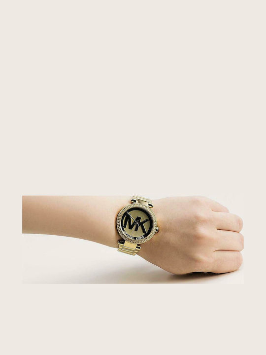 Michael Kors Parker Ρολόι Μπαταρίας με Μεταλλικό Μπρασελέ