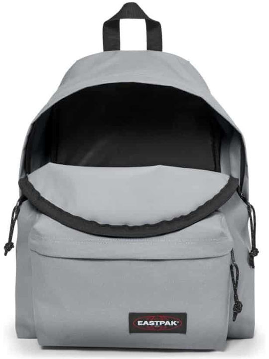 Eastpak Padded Pak'r Σχολική Τσάντα Πλάτης Γυμνασίου - Λυκείου σε Ασημί χρώμα 24lt