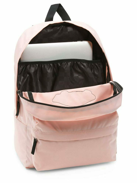 Vans Realm School Bag Backpack Junior High-High School Powder Pink 22lt