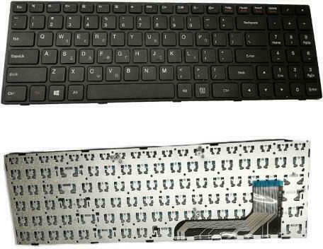 Laptop Keyboard for IdeaPad 100-15 100-15IBY 100-15 300-15 B50-10 without Frame and English (US) Layout in Black Color