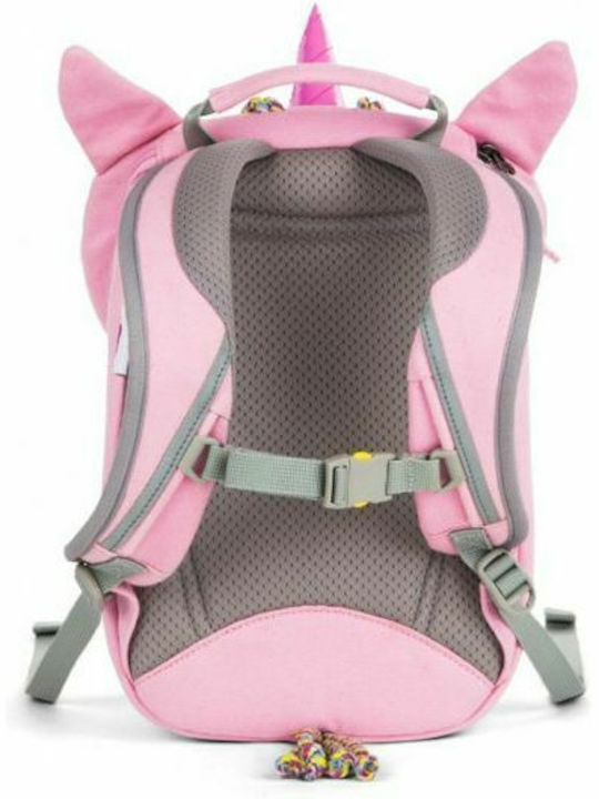 Affenzahn Ulrike The Unicorn Schulranzen Rucksack Kindergarten Rosa mit Flaschenhalter