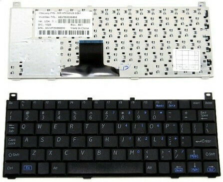 Keyboard for Mini ΝΒ100 with Frame English (US) Black