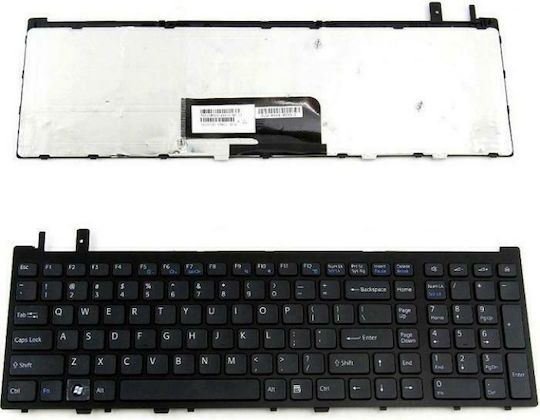 Keyboard for Vaio VGN-AW with Frame English (US) Gray