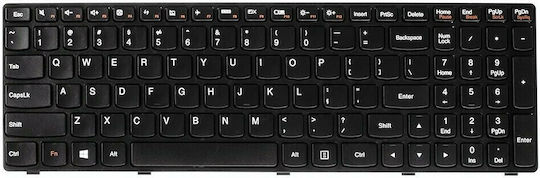 Πληκτρολόγιο Laptop για IdeaPad G500 με Πλαίσιο σε Μαύρο χρώμα