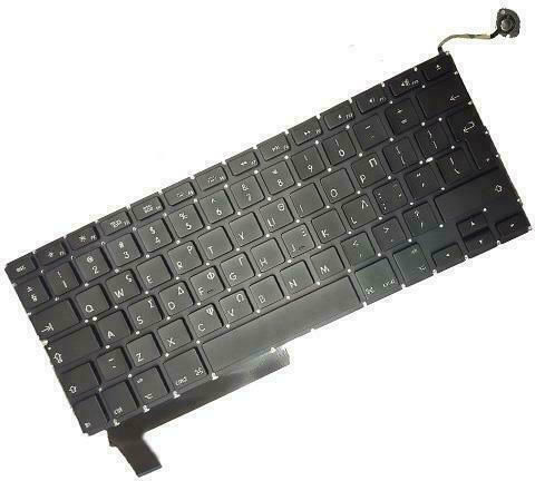 Πληκτρολόγιο Laptop για Macbook Pro 15 A1286 χωρίς Πλαίσιο και Διάταξη Αγγλικά (UK) σε Μαύρο χρώμα K344