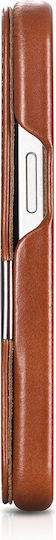 iCarer Metal Clip Vintage Book Δερμάτινο Καφέ (iPhone 13 mini)