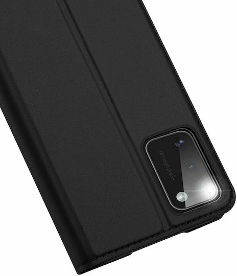 Dux Ducis Skin Pro Buchen Sie Synthetisches Leder Schwarz (Galaxy A41)