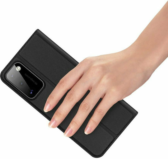 Dux Ducis Skin Pro Buchen Sie Synthetisches Leder Schwarz (Galaxy A41)