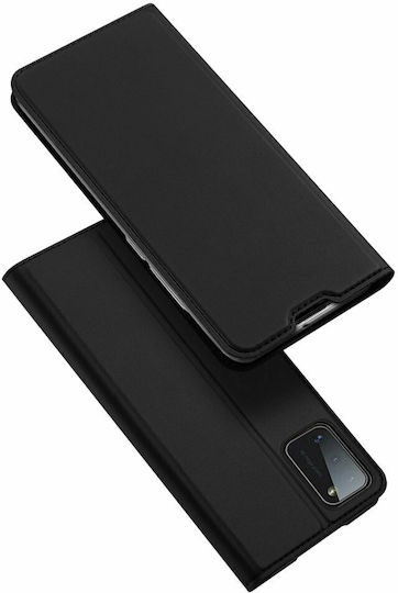 Dux Ducis Skin Pro Buchen Sie Synthetisches Leder Schwarz (Galaxy A41)