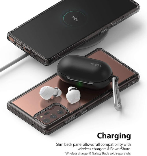 Ringke Fusion Back Cover Plastic 1.2mm with Strap Black (Galaxy Note 20)