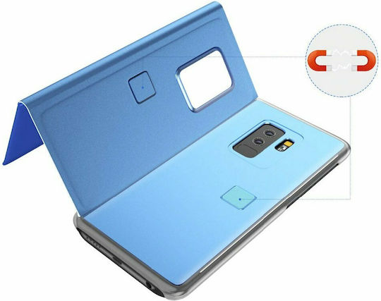 Hurtel Clear View Book Πλαστικό Μπλε (Galaxy S20+)