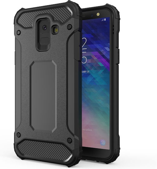 Hurtel Tough Armor Μαύρο (Galaxy A6+ 2018)
