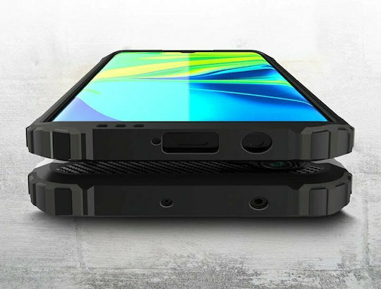 Hurtel Hybrid Armor Back Cover Πλαστικό Μαύρο (Xiaomi Mi Note 10 / Mi Note 10 Pro)