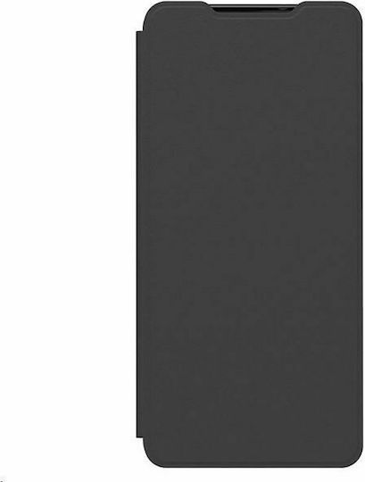 Samsung Brieftasche Synthetisches Leder Schwarz (Galaxy A02s)